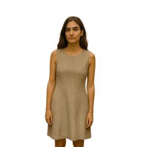 Theyskens' Theory sleeveless metallic mini dress size 6